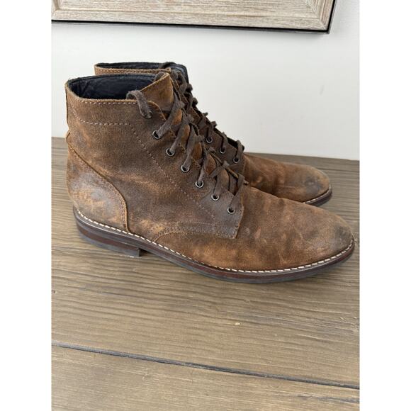 Thursday Boot Company President Brown Moc Pres Suede Leather Boots